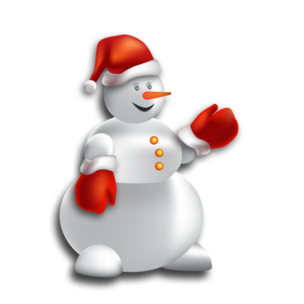 Transparent Snowman Santa Claus Software Framework Christmas Ornament for Christmas