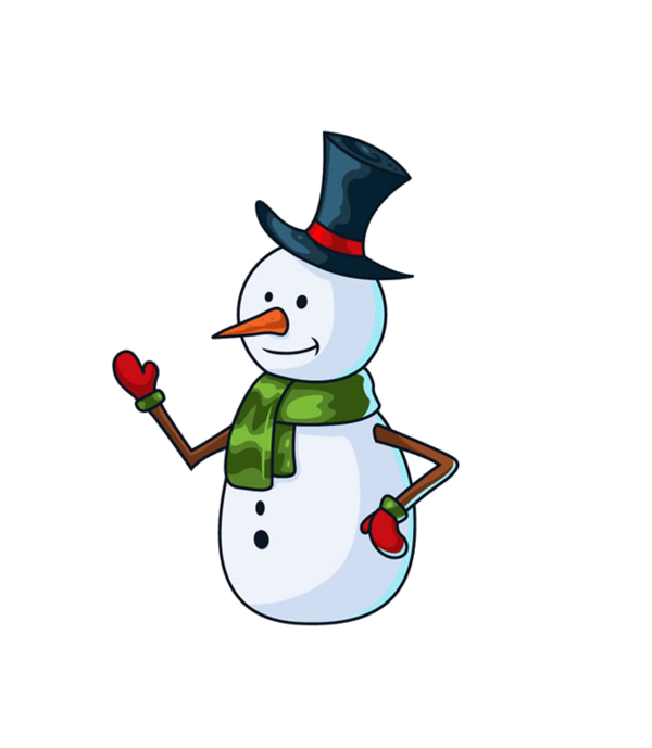 Transparent Tshirt Snowman Cartoon Christmas Ornament for Christmas