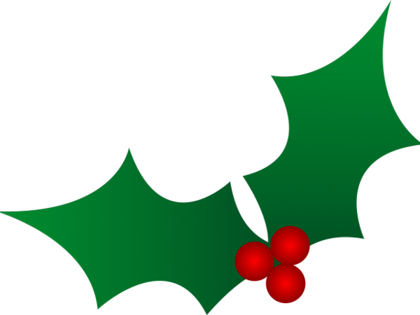 Transparent Clip Art Christmas Common Holly Christmas Day Leaf Green for Christmas