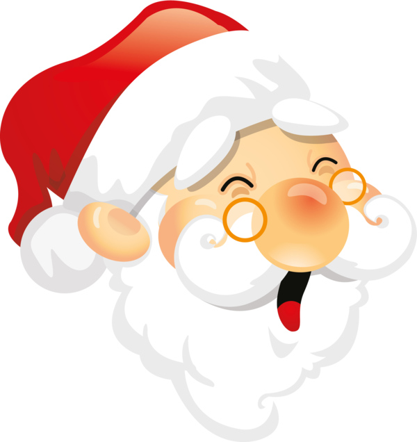 Transparent Santa Claus Christmas Day Christmas Ornament Nose for Christmas