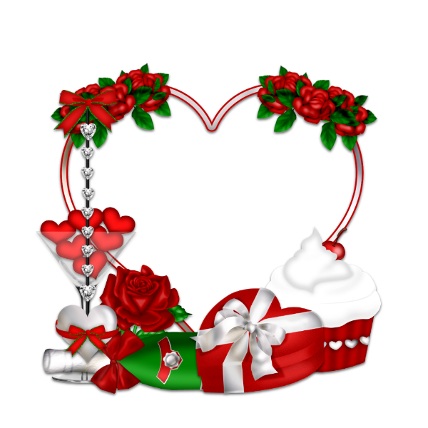 Transparent Christmas Ornament Floral Design Wreath Flower Heart for Christmas