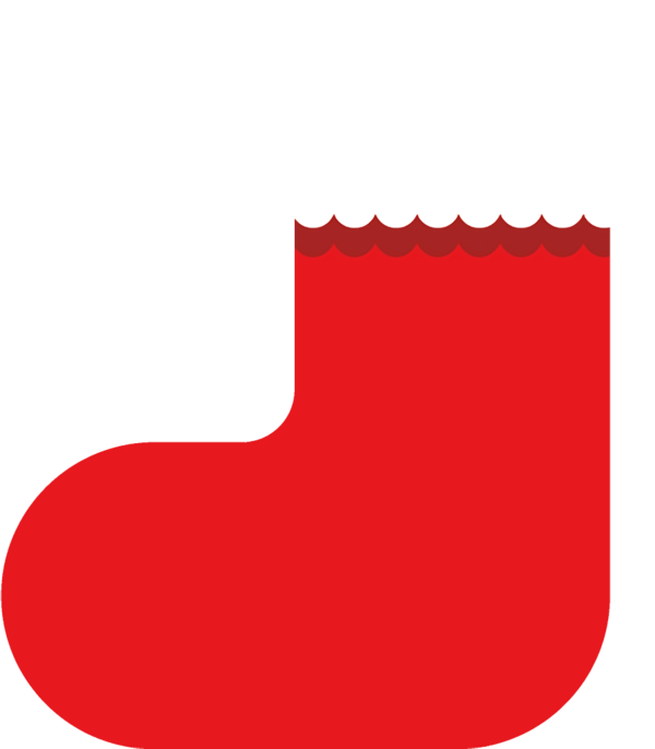 Transparent christmas Red for Christmas Stocking for Christmas