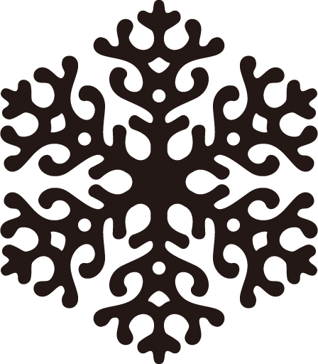 Transparent christmas Pattern Design Symmetry for Snowflake for Christmas