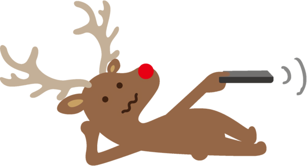 Transparent christmas Reindeer Deer Cartoon for Reindeer for Christmas