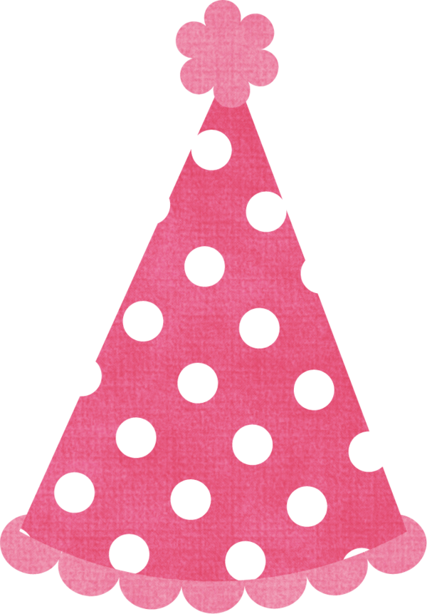 Transparent Party Hat Birthday Hat Pink for Christmas