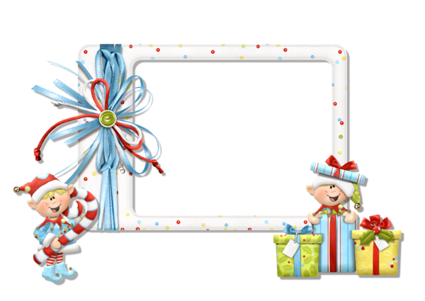 Transparent christmas Picture frame for Christmas Border for Christmas