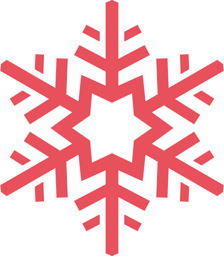 Transparent christmas Line Design Symmetry for Snowflake for Christmas