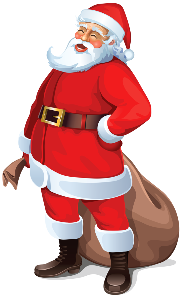 Transparent Santa Claus Christmas Gift Standing Costume for Christmas