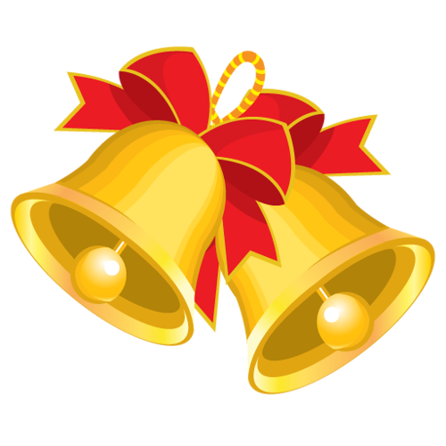 Transparent Clip Art Christmas Bell Jingle Bell Yellow for Christmas