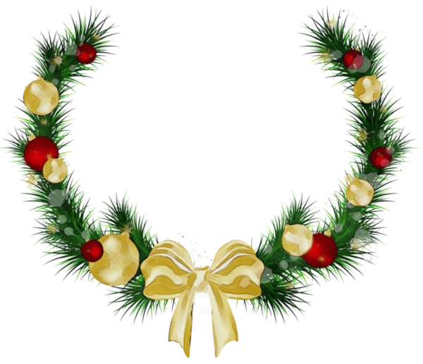 Transparent Galeria Sucesso Christmas Ornament Wreath Christmas Decoration Oregon Pine for Christmas