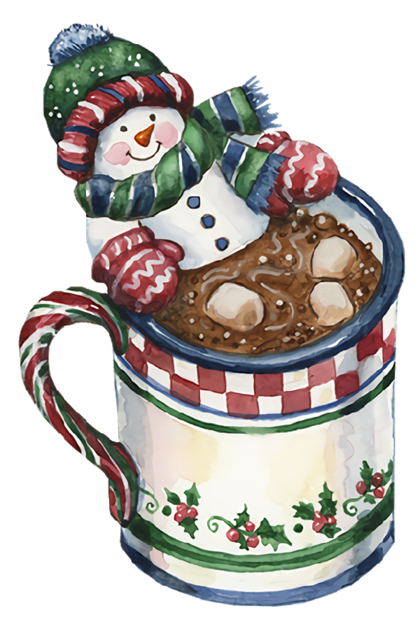 Transparent christmas Snowman Coffee cup Christmas for snowman for Christmas