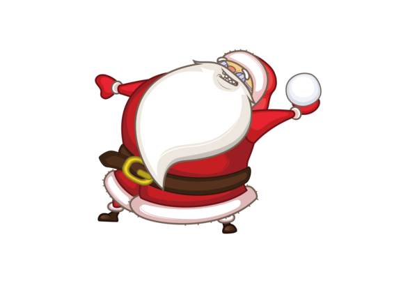 Transparent Santa Claus Christmas Drawing Red for Christmas
