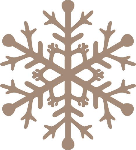 Transparent christmas Snowflake American larch for Snowflake for Christmas
