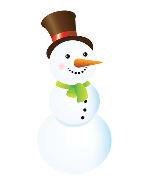 Transparent Snowman Christmas Ornament for Christmas