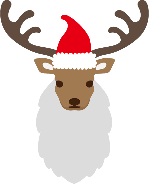 Transparent christmas Head Reindeer Deer for Reindeer for Christmas