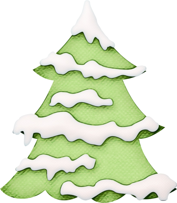Transparent Fir Christmas Ornament Christmas Tree Green for Christmas