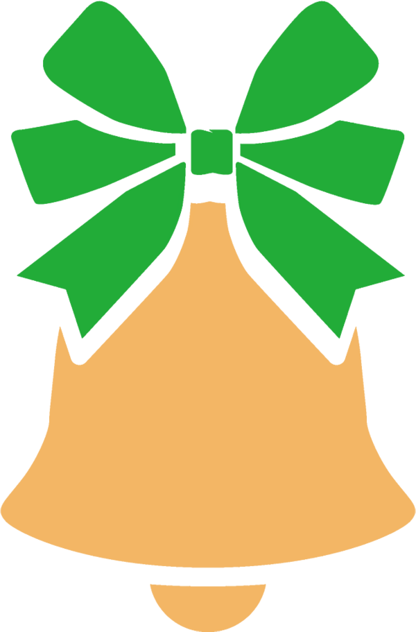 Transparent christmas Green Leaf Line for Jingle Bells for Christmas