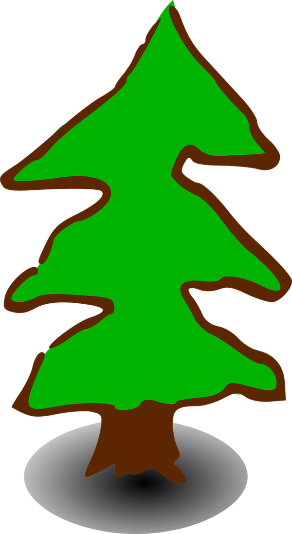 Transparent Symbol Map Map Symbolization Christmas Tree Green for Christmas