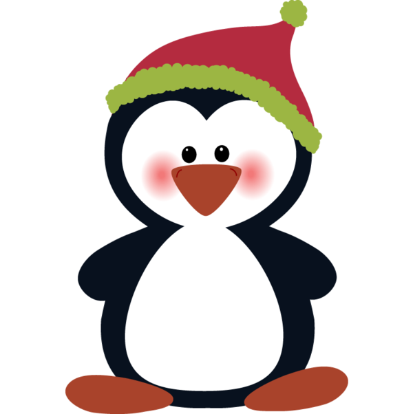 Transparent Penguin Christmas Computer Flightless Bird Christmas Ornament for Christmas