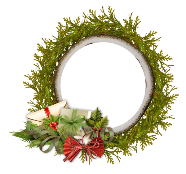 Transparent Wreath Spruce Christmas Ornament Christmas Decoration for Christmas