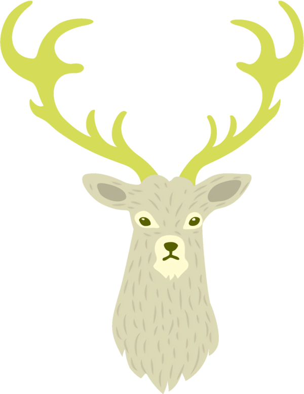 Transparent christmas Deer Head Elk for Reindeer for Christmas