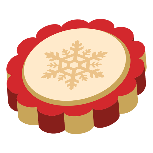 Transparent Santa Claus Christmas Snowflake Food Petal for Christmas