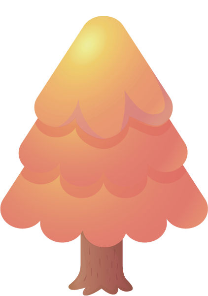 Transparent christmas Pink Peach Tree for Christmas Tree for Christmas