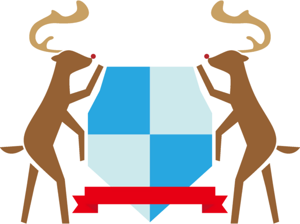 Transparent christmas Logo for Reindeer for Christmas