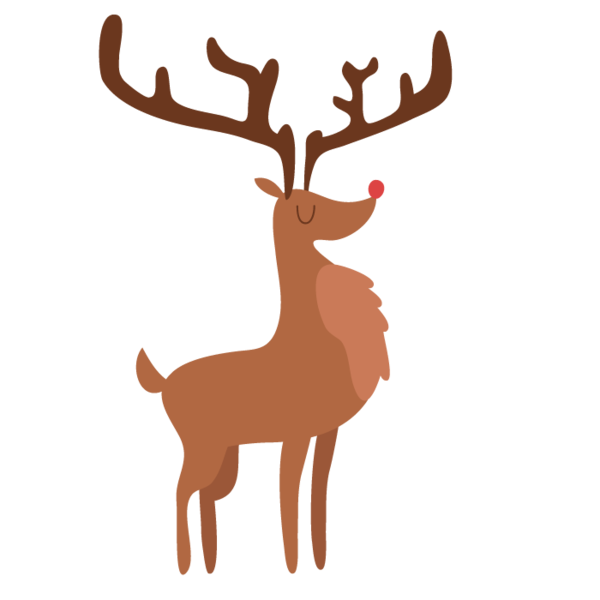 Transparent Reindeer Deer Christmas Wildlife for Christmas