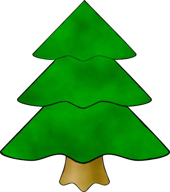 Transparent Christmas Drawing Fir Christmas Tree Oregon Pine for Christmas