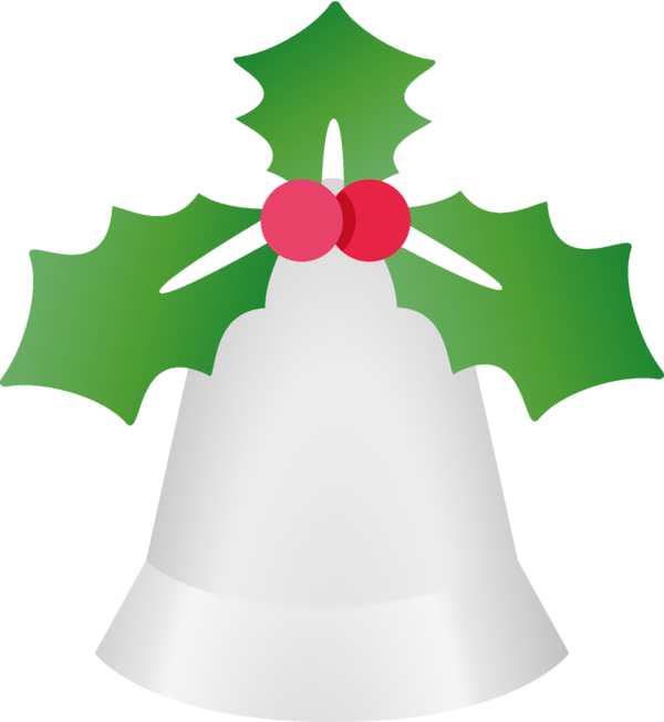 Transparent christmas Holly Tree Leaf for Jingle Bells for Christmas