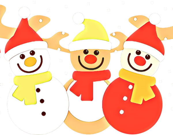 Transparent Cartoon Fictional Character Snowman for Christmas