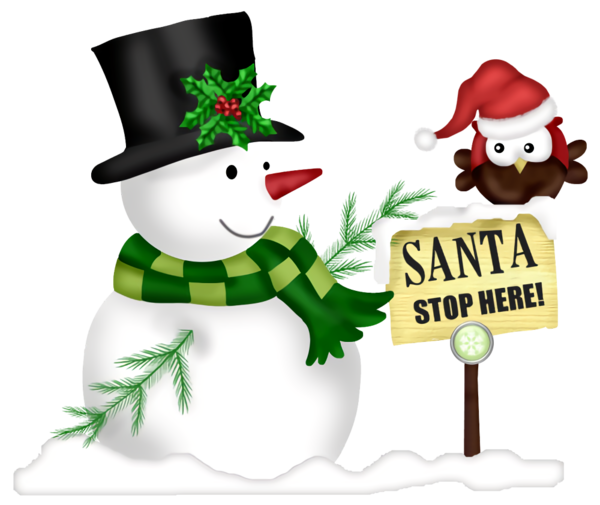 Transparent christmas Cartoon Snowman Leprechaun for snowman for Christmas