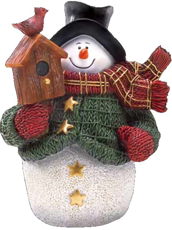 Transparent christmas Snowman Christmas decoration Holiday ornament for Snowman for Christmas