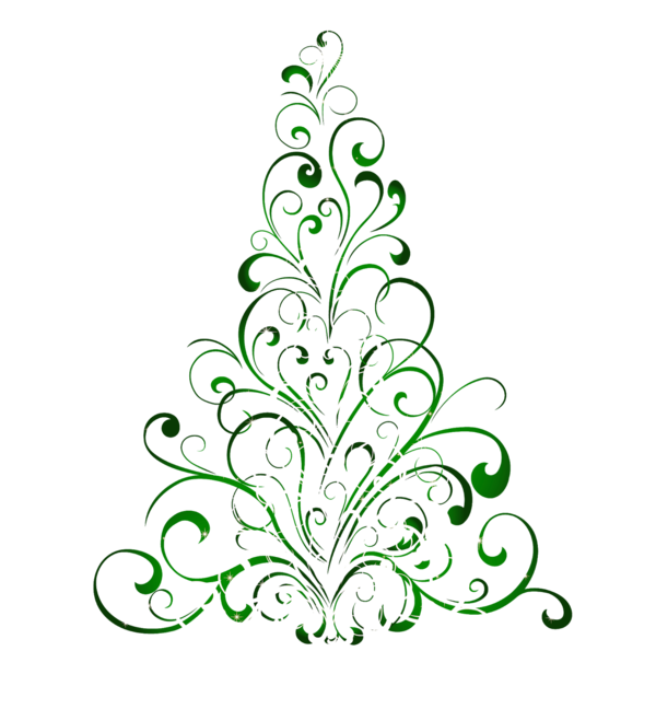 Transparent Christmas Tree Christmas Santa Claus White Green for Christmas