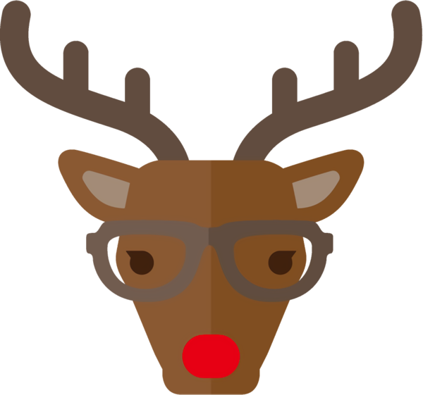 Transparent christmas Deer Reindeer Head for Reindeer for Christmas