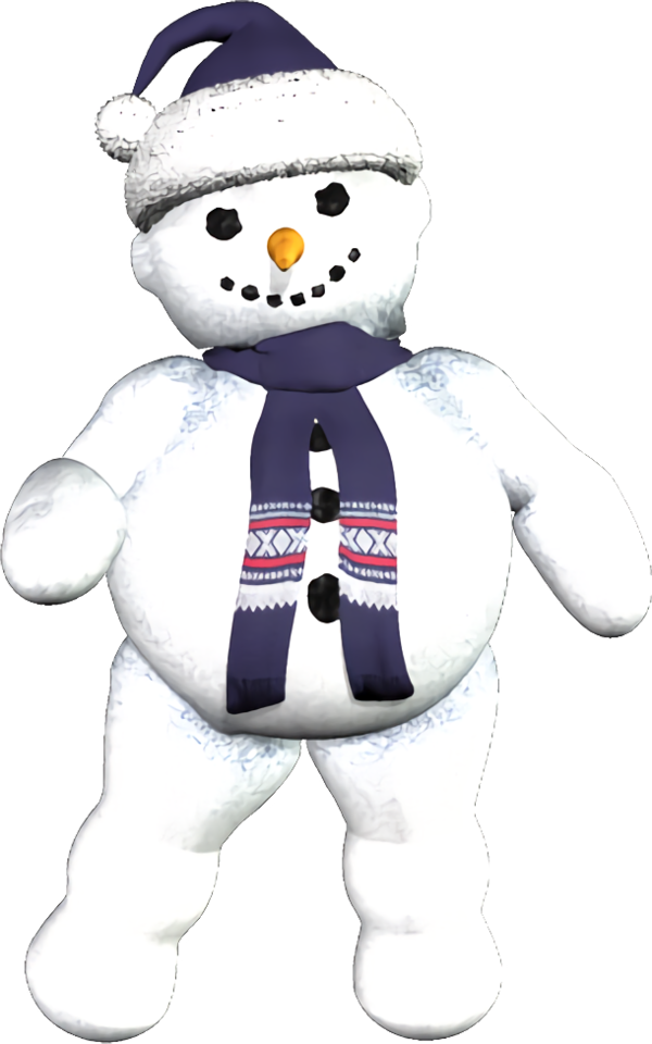 Transparent christmas Cartoon Astronaut Snowman for snowman for Christmas