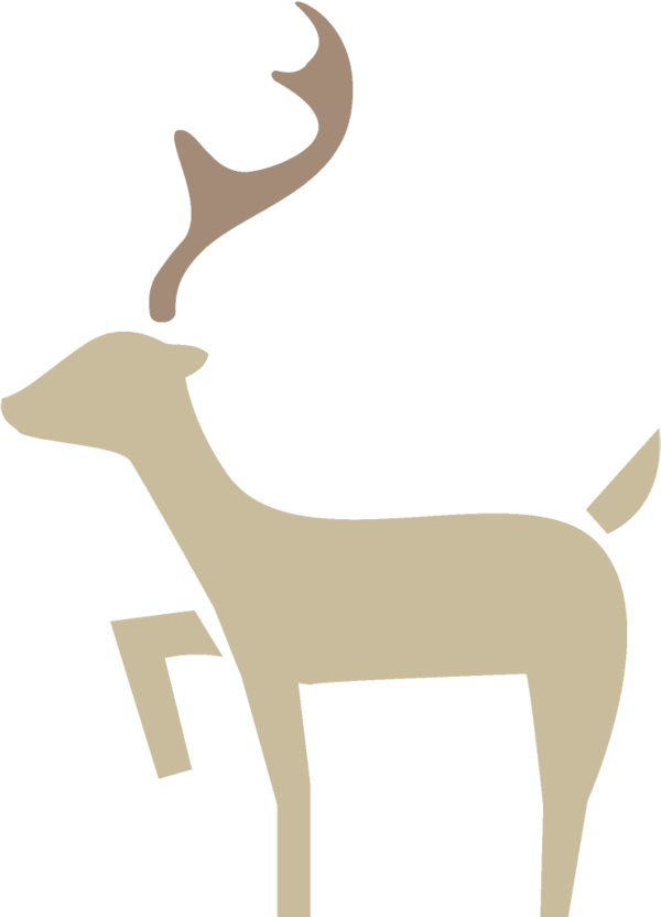 Transparent christmas Deer Reindeer Antelope for Reindeer for Christmas