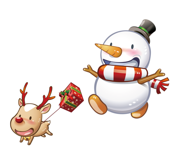 Transparent Snowman Snow Gift Christmas Ornament for Christmas