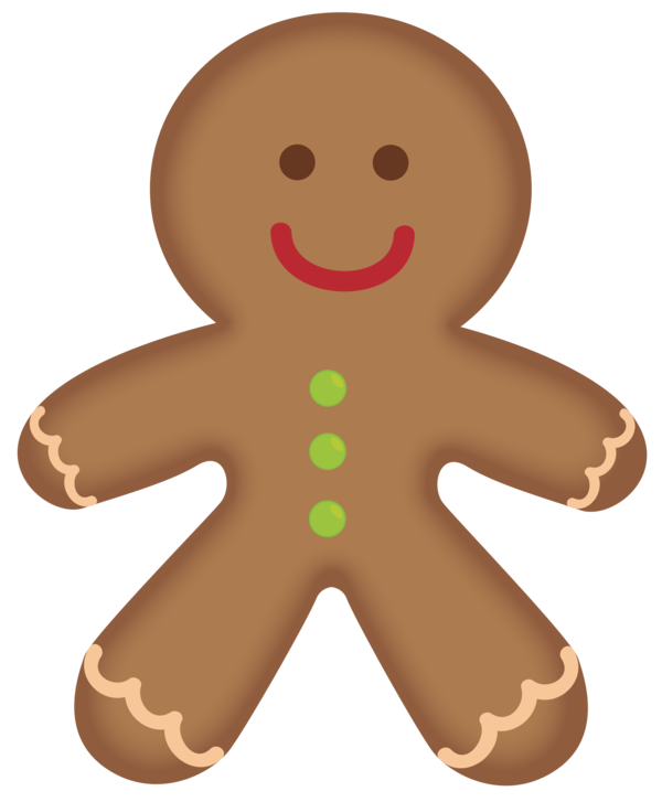 Transparent Gingerbread Man Gingerbread House Gingerbread Food for Christmas