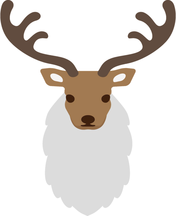 Transparent christmas Reindeer Deer Head for Reindeer for Christmas