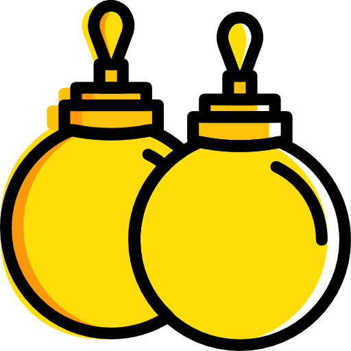 Transparent Christmas Day Symbol Yellow for Christmas