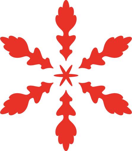 Transparent christmas Leaf Symmetry for Snowflake for Christmas