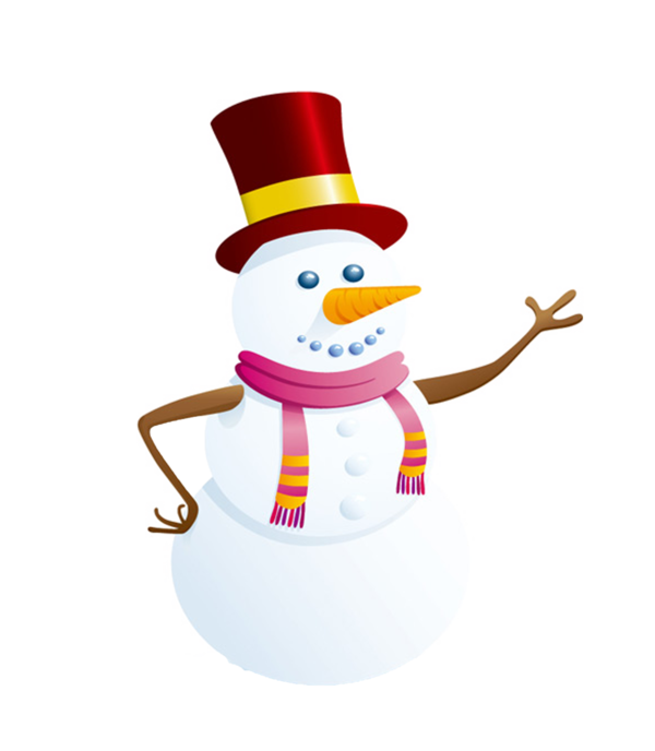 Transparent Snowman Christmas Ornament for Christmas