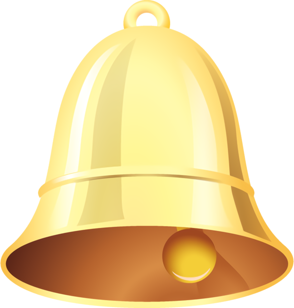Transparent christmas Bell Yellow Ceiling for Jingle Bells for Christmas