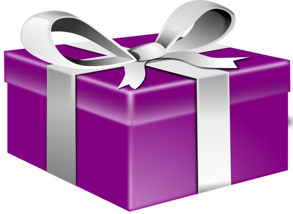 Transparent Gift Christmas Christmas Gift Lilac for Christmas