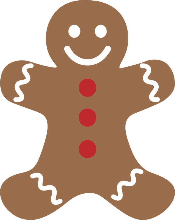 Transparent Gingerbread Man Gingerbread Gingerbread House Food for Christmas