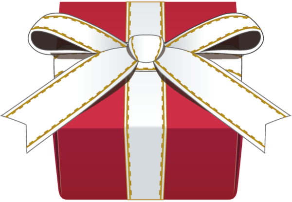 Transparent christmas Ribbon Material property Present for Christmas gift for Christmas