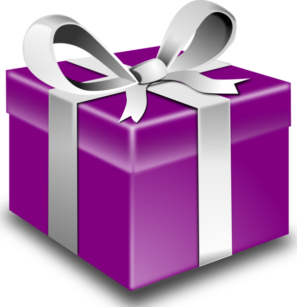 Transparent Gift Christmas Gift Christmas Purple for Christmas