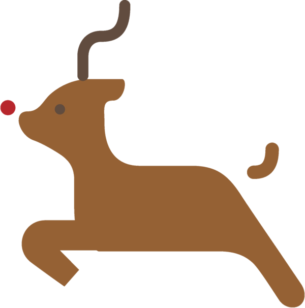 Transparent christmas Deer Reindeer Animal figure for Reindeer for Christmas